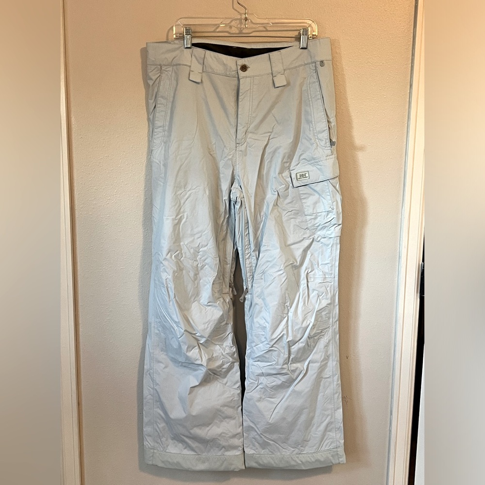 Helly Hansen Light Powder Blue Ski Snowboard Pants XL